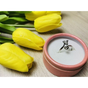 925 Sterling Silver Ring with the letter 