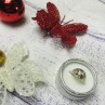 925 Sterling Silver Gold Plated Inserts Ring Size 6.5