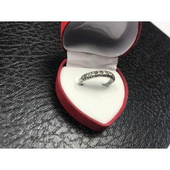 925 Sterling Silver Green CZ Ring Size 6.5