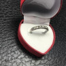 925 Sterling Silver Green CZ Ring Size 6.5
