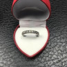 925 Sterling Silver Green CZ Ring Size 6.5
