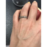 925 Sterling Silver Green CZ Ring Size 6.5