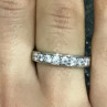 925 Sterling Silver CZ Ring Size 6.5