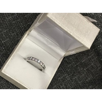 925 Sterling silver CZ Ring Size 6.5
