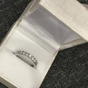 925 Sterling Silver CZ Ring Size 6.5