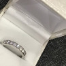 925 Sterling Silver CZ Ring Size 6.5