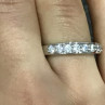 925 Sterling Silver CZ Ring Size 6.5