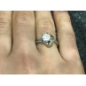 925 Sterling Silver CZ Ring Size 6.5