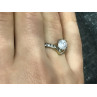 925 Sterling Silver CZ Ring Size 6.5