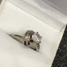925 Sterling Silver CZ Ring Size 6.5