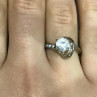 925 Sterling Silver CZ Ring Size 6.5
