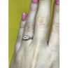 925 Sterling Silver Rose Gold Plated CZ Ring Size 6.5
