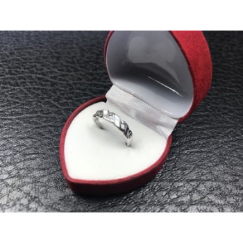 925 Sterling Silver Mother of Pearl Inserts Ring Size 5.5