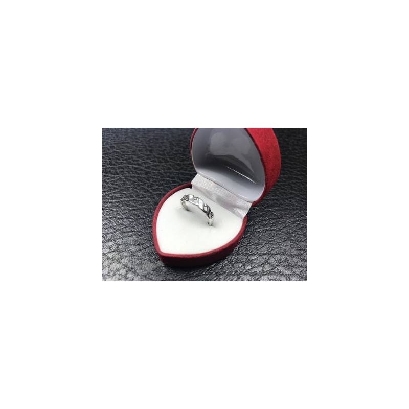 925 Sterling Silver Mother of Pearl Inserts Ring Size 5.5