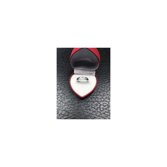 925 Sterling Silver Mother of Pearl Inserts Ring Size 5.5