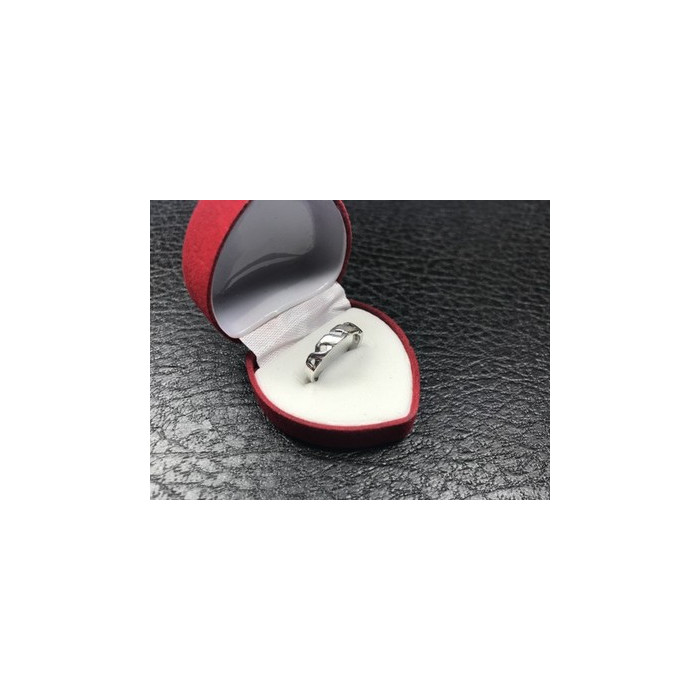 925 Sterling Silver Mother of Pearl Inserts Ring Size 5.5