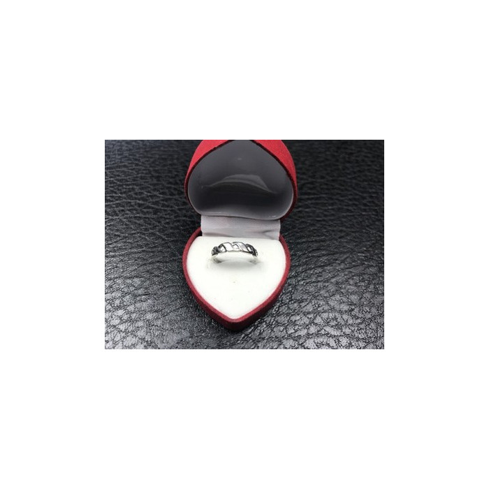 925 Sterling Silver Mother of Pearl Inserts Ring Size 5.5