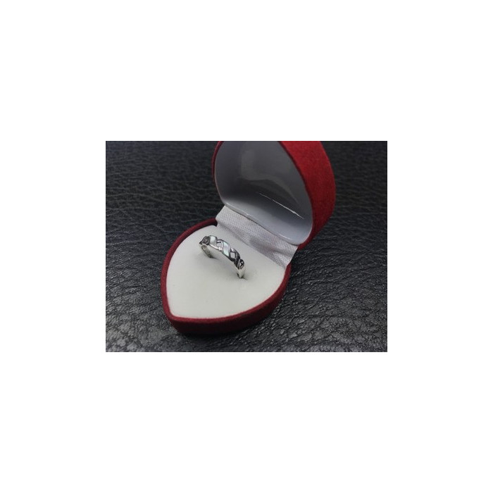 925 Sterling Silver Mother of Pearl Inserts Ring Size 5.5