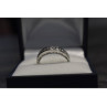 925 Sterling Silver CZ Band Ring Size 8