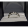 925 Sterling Silver CZ Band Ring Size 8