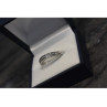 925 Sterling Silver CZ Band Ring Size 8