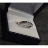 925 Sterling Silver CZ Band Ring Size 8
