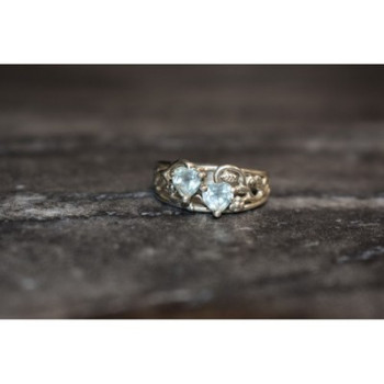 925 Sterling Silver Blue Spinel 