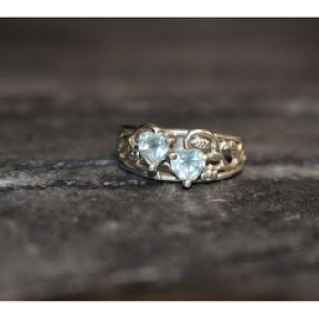 925 Sterling Silver Blue Spinel 