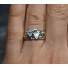 925 Sterling Silver Blue Spinel 