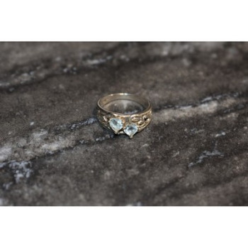 925 Sterling Silver Blue Spinel 