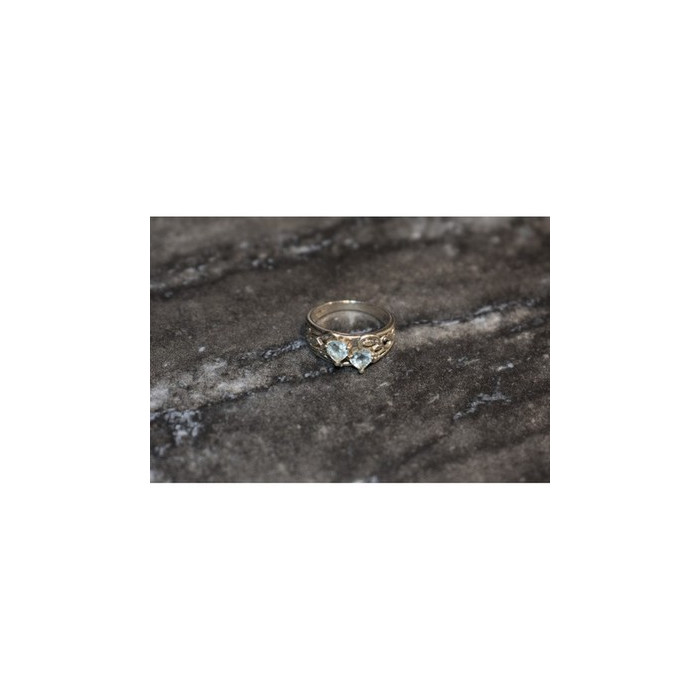 925 Sterling Silver Blue Spinel 