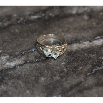 925 Sterling Silver Blue Spinel 