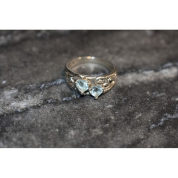 925 Sterling Silver Blue Spinel 