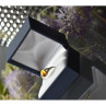 925 Sterling Silver Amber Ring Size 6.5