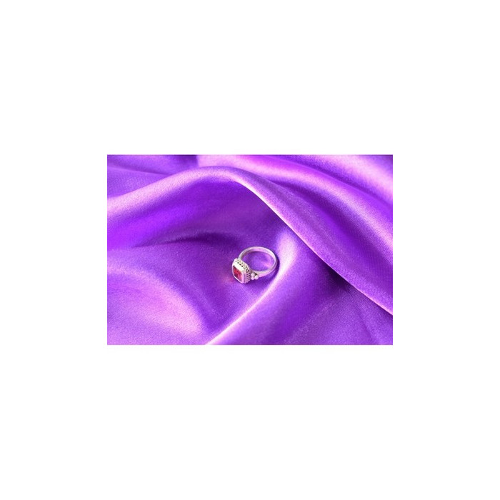 925 Sterling Silver Orange CZ Ring Size 6.5