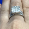 925 Sterling Silver CZ Ring Size 7.5
