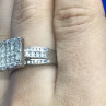 925 Sterling Silver CZ Ring Size 7.5