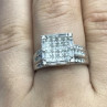 925 Sterling Silver CZ Ring Size 7.5