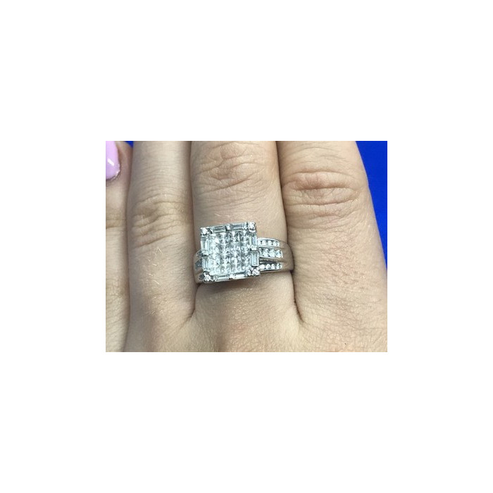 925 Sterling Silver CZ Ring Size 7.5