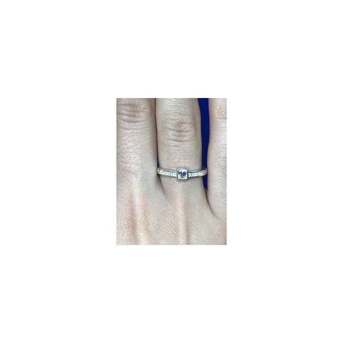 925 Sterling Silver CZ Ring Size 7