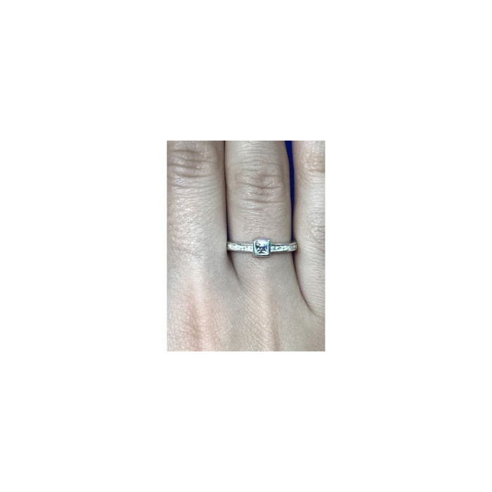 925 Sterling Silver CZ Ring Size 7