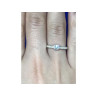 925 Sterling Silver CZ Ring Size 7