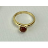 925 Sterling Silver Gold Plated Pyrope Garnet Ring Size 9.5