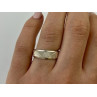 925 Sterling Silver Band Ring Size 7.5 Italy