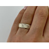 925 Sterling Silver Band Ring Size 7.5 Italy