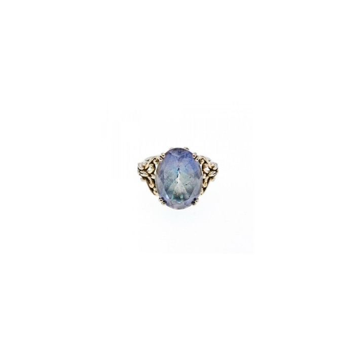 Vintage 925 Sterling Silver Spinel Ring Size 8.5