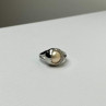 Ring With Pearl and CZ 