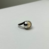 Ring With Pearl and CZ 