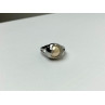 Ring with Pearl and CZ 