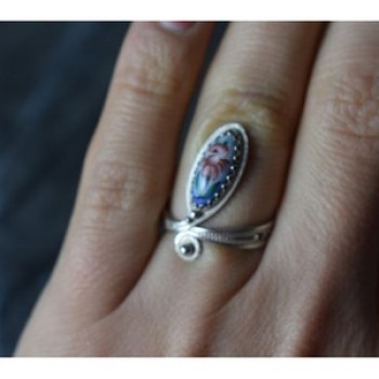 Ring with Enamel 